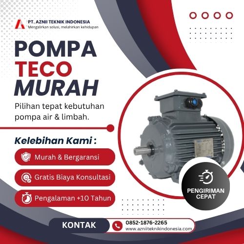 electro motor teco original by pt aznii teknik indonesia