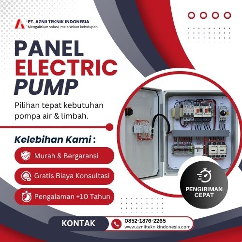 panel electric pump original by pt aznii teknik indonesia