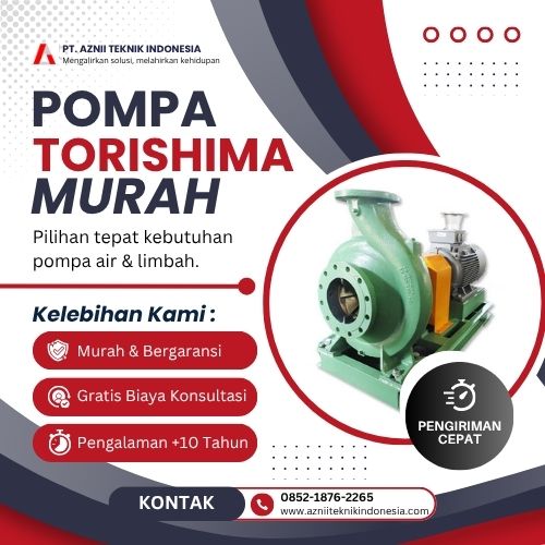 pompa torishima original by pt aznii teknik indonesia